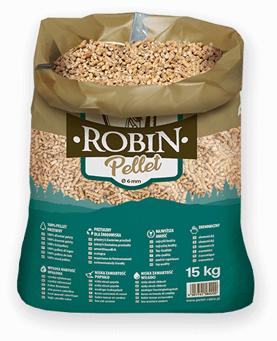 worek pelletu opałowego Robin do kupienia w Małomicach lub sklepie internetowym